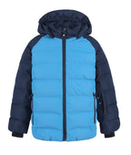 Ski Jacket Quilted Vinterjacka Barn Junior Blue Color Kids