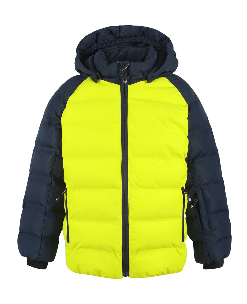 Ski Jacket Quilted Winter Jacket Children Junior Sulphur Spring Color Kids