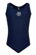 Swimsuit Solid Baddräkt Barn Dress Blues Color Kids