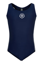 Swimsuit Solid Baddräkt Barn Dress Blues Color Kids