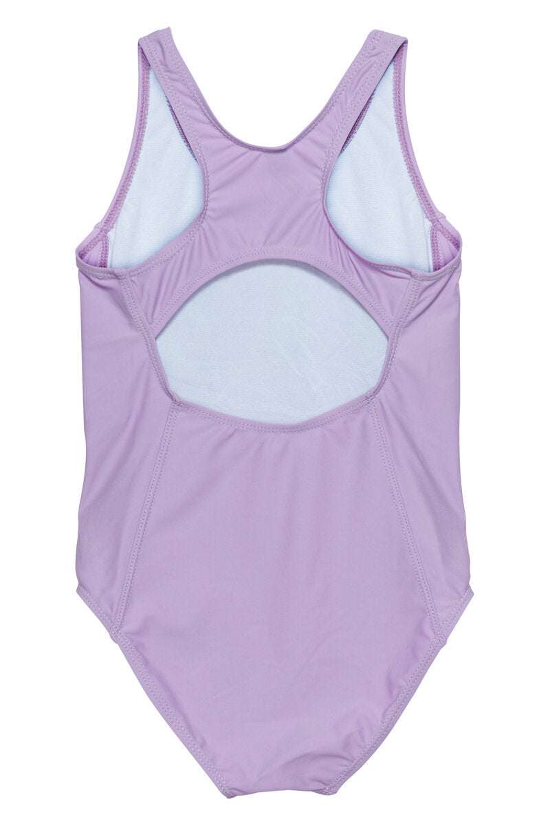 Swimsuit Solid Swimsuit Kids Lavender Mist Color Kids