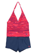 Tankini With Shorts Children Diva Pink Color Kids
