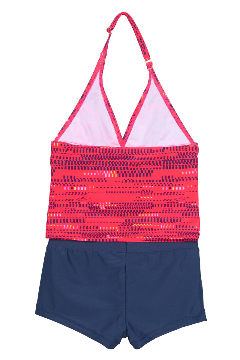 Tankini With Shorts Children Diva Pink Color Kids