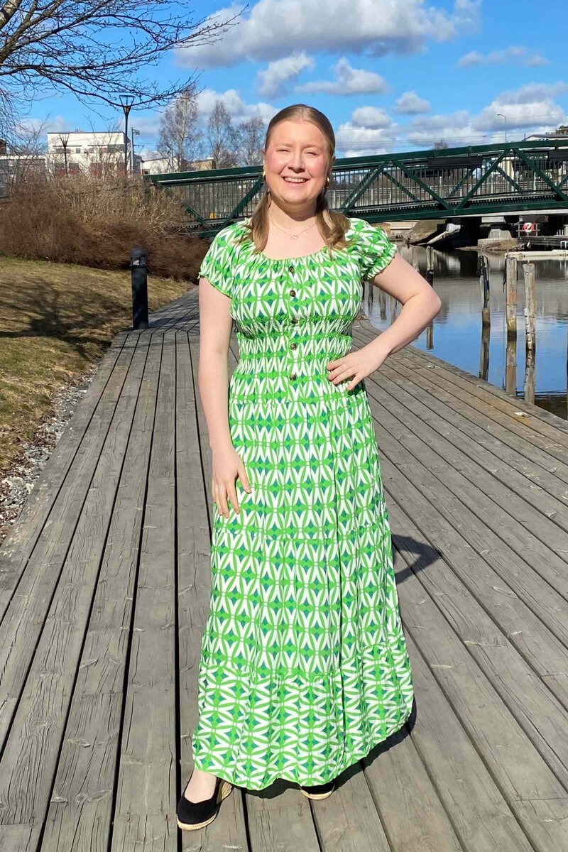 Comeng Fashion Brianna Dress Women Green DH Fashion
