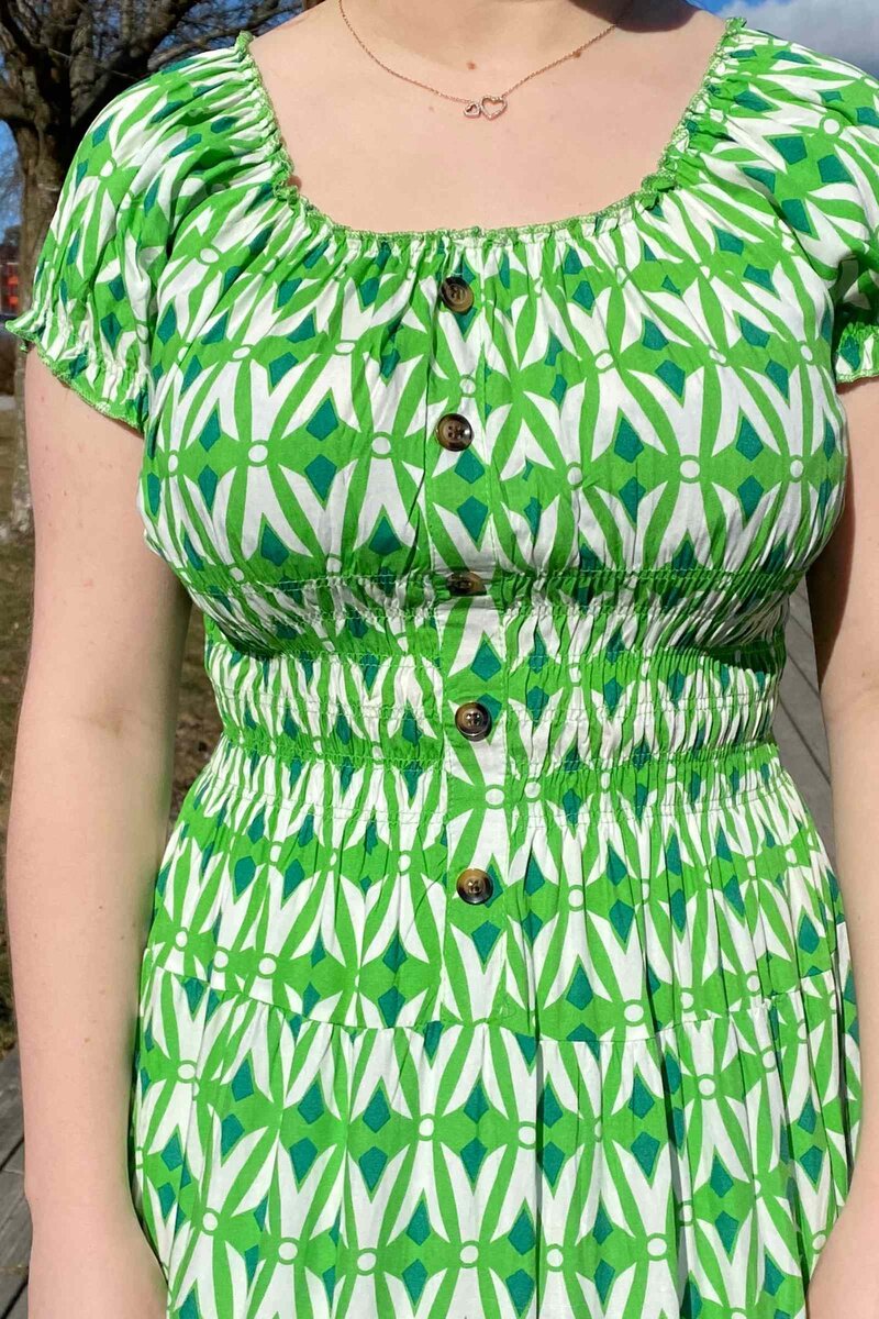 Comeng Fashion Brianna Dress Women Green DH Fashion