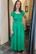 Comeng Fashion Emersyn Dress Women Green DH Mode