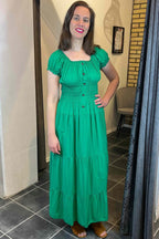 Comeng Fashion Emersyn Dress Women Green DH Mode