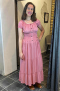 Comeng Fashion Emersyn Dress Women Light Pink DH Fashion