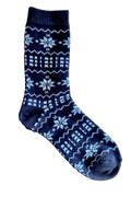 Wool Sock Kids Navy Star D6Soul
