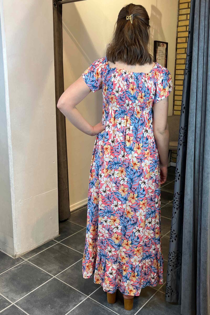 Amaya Dress Women Coral DH Fashion