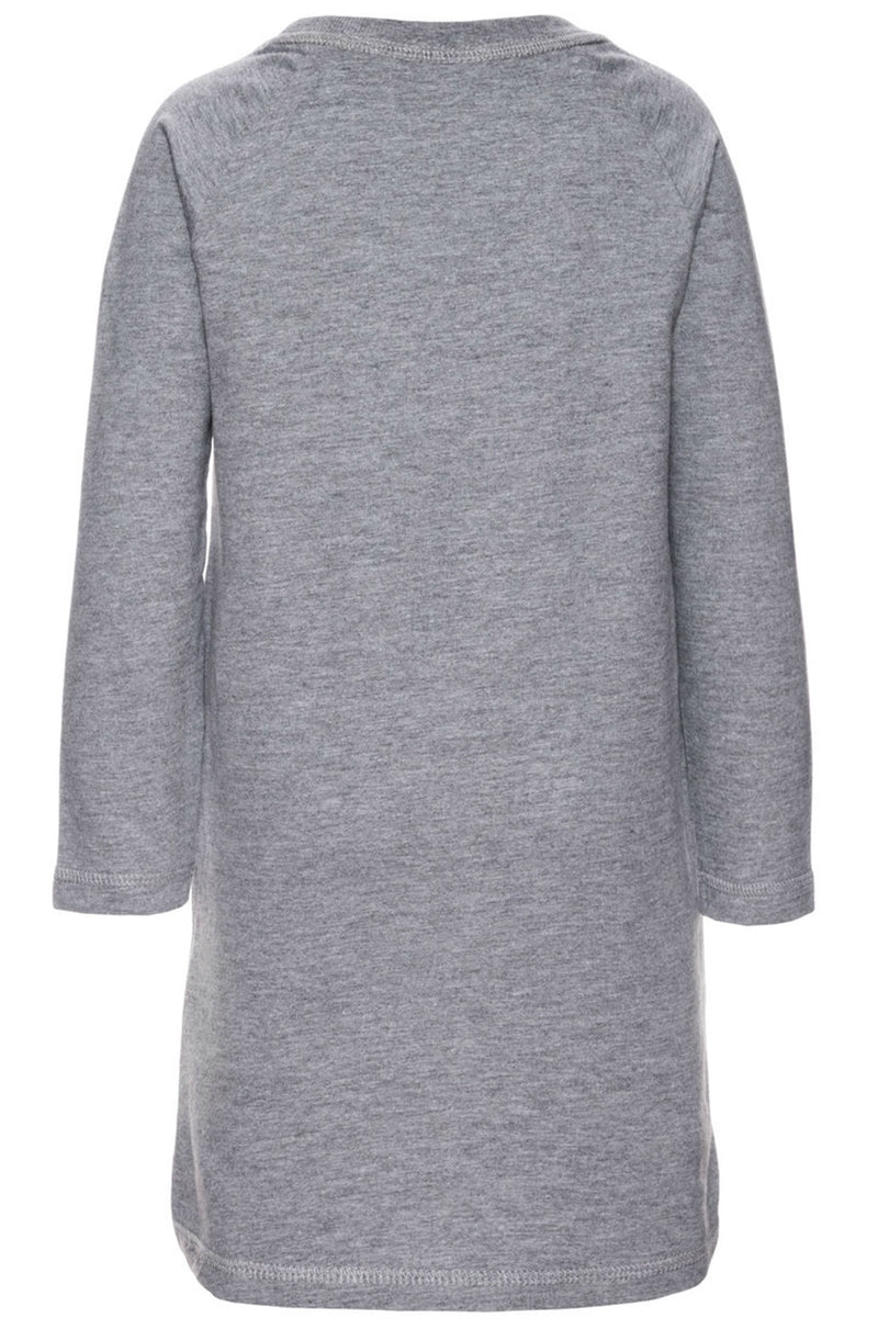 Dalink Mini Ls Dress Grey Melange Dress Name it