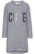 Dalink Mini Ls Dress Grey Melange Dress Name it