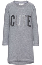 Dalink Mini Ls Dress Grey Melange Dress Name it