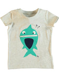 Dally T-shirt Mini Light Grey Melange Name it