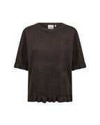 Chanin 5 Pullover Dam Chocolate Plum Melange | Smilebutiken - Wasabiconcept