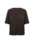 Chanin 5 Pullover Dam Chocolate Plum Melange | Smilebutiken - Wasabiconcept