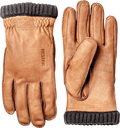 Deerskin Primaloft Rib Glove Brown Men - Hestra