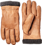 Deerskin Primaloft Rib Glove Brown Men - Hestra
