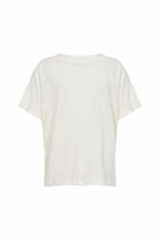 Delia 1 V-neck T-shirt Women Off-white Soyaconcept | Smilebutiken