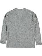 Dicte Ls Oversize Grey Melange Knitted Kids Cardigan Name it