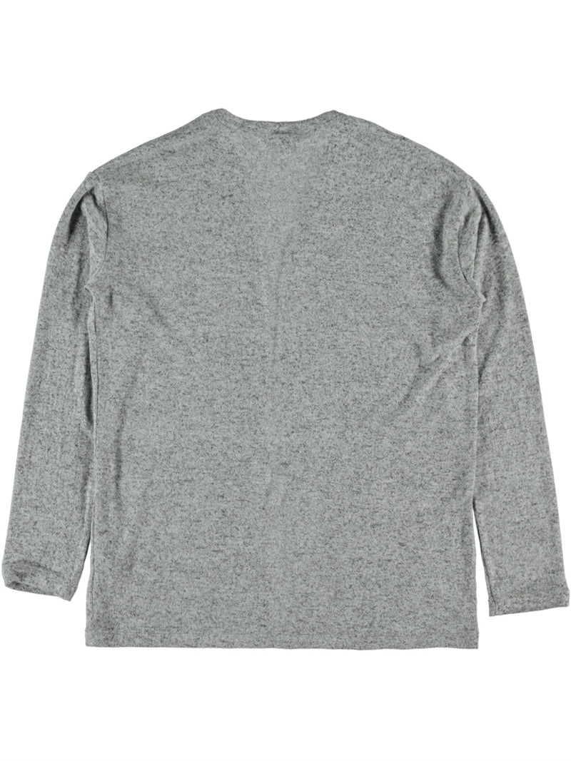 Dicte Ls Oversize Grey Melange Knitted Kids Cardigan Name it