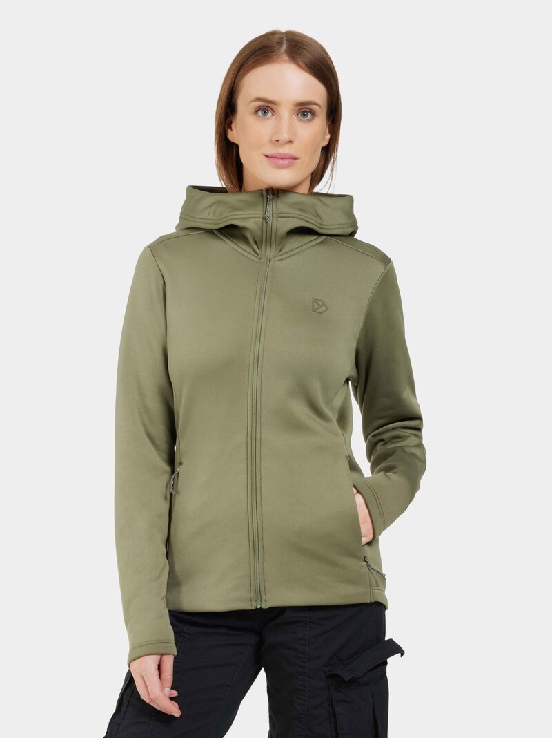 Anneli Women's Functional Jacket 2 Wild Forest Green Didriksons