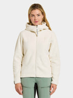 Anniken Pile Jacket Women Shell White Didriksons