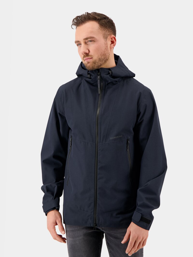 Basil Shell Jacket 3 Men's Dark Night Blue Didriksons