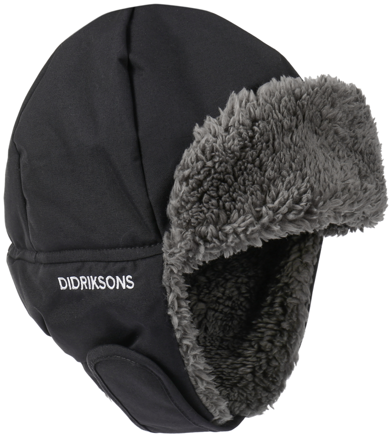 Biggles Cap Winter Hat Kids Black Didriksons