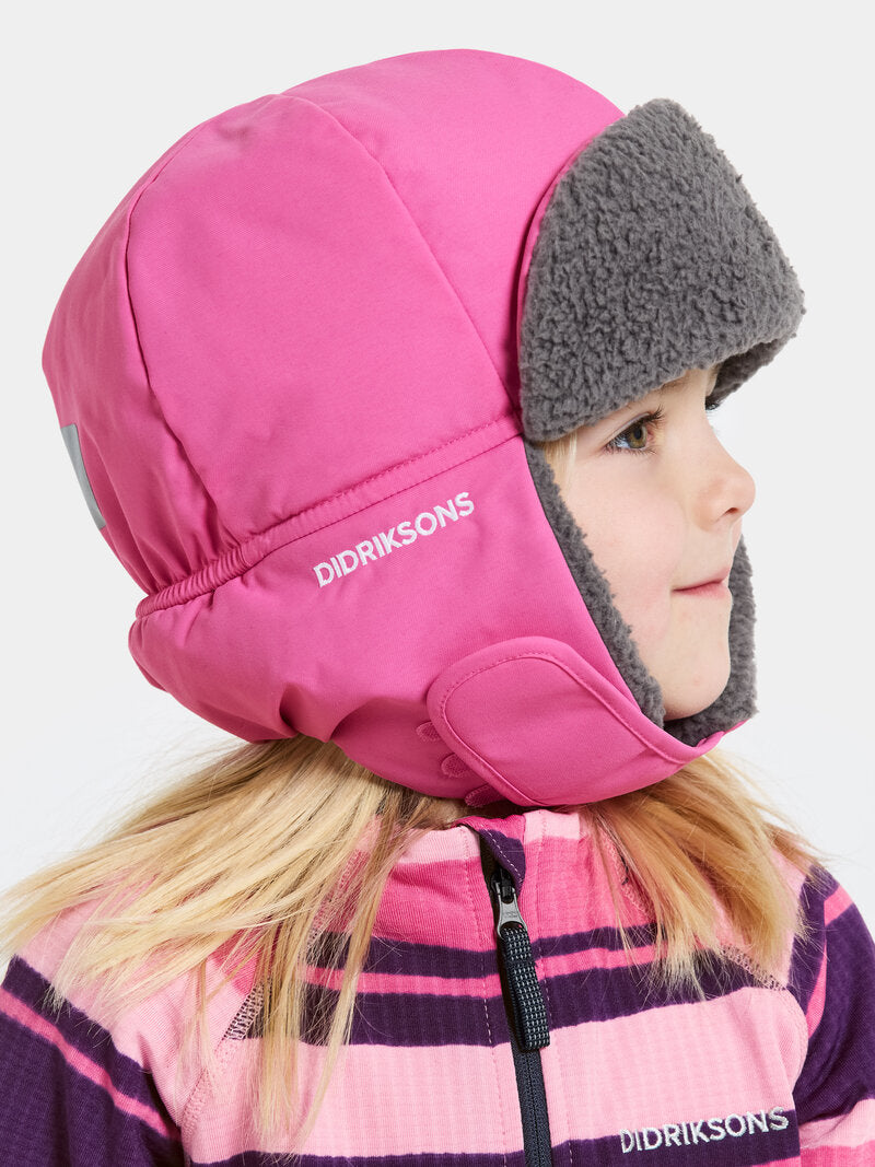 Biggles Kids' Winter Hat Sweet Pink Didriksons