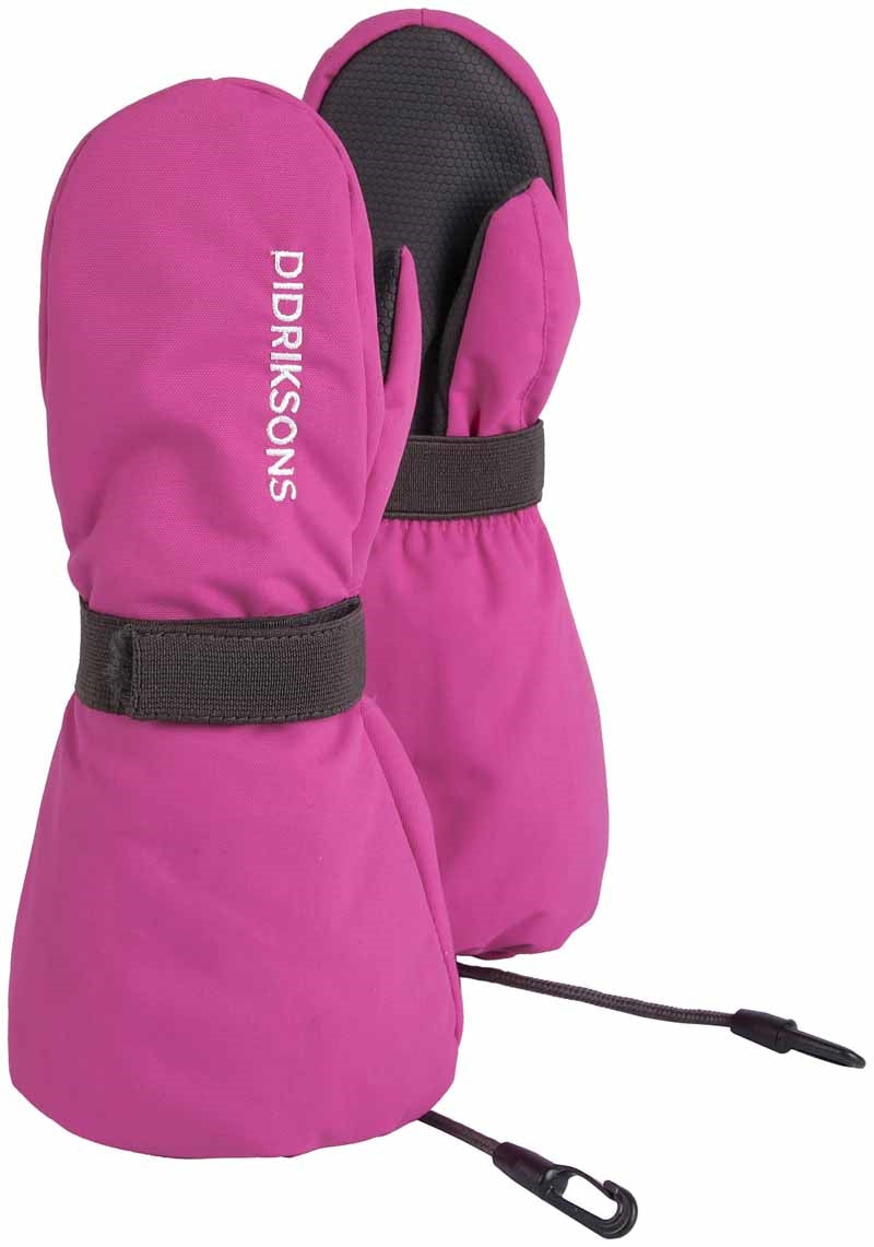 Biggles Lined Mitten 3 Kids Pink - Didriksons