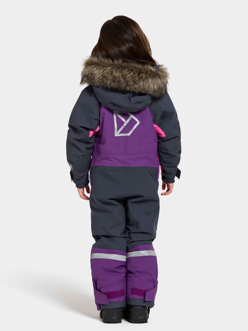 Bjärven 3 Kids' Winter Overall Royal Purple Didriksons
