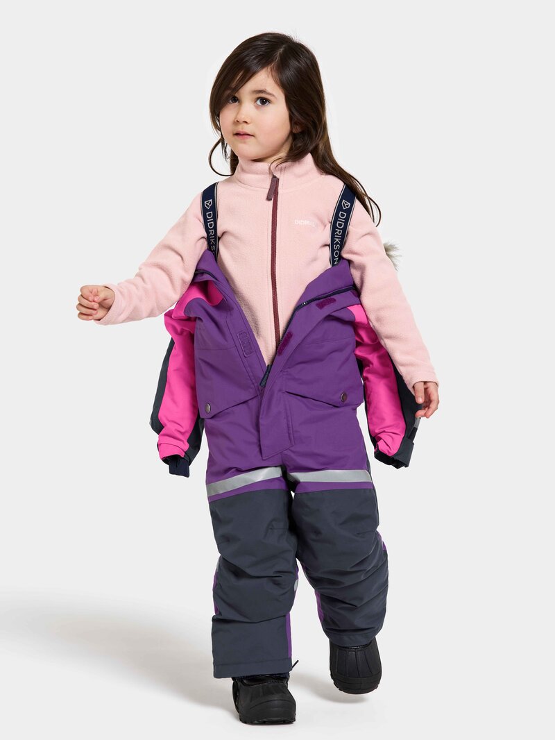 Bjärven 3 Kids' Winter Overall Royal Purple Didriksons