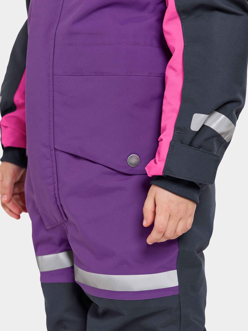 Bjärven 3 Kids' Winter Overall Royal Purple Didriksons