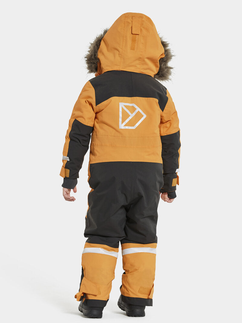 Bjärven Vinteroverall Barn Fire Yellow Didriksons