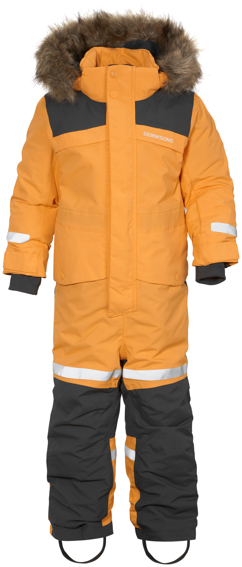 Bjärven Vinteroverall Barn Fire Yellow Didriksons