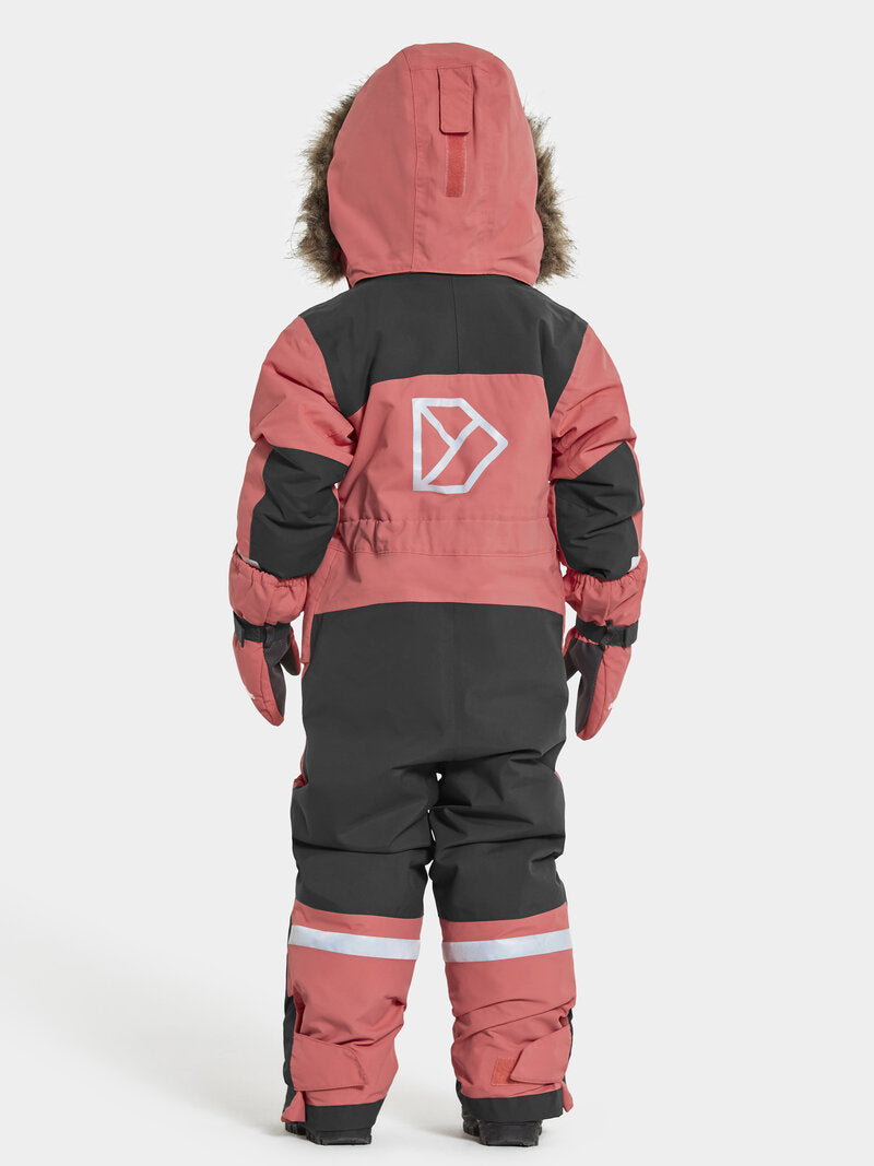 Bjärven Winter Coverall Kids Peach Rose Didriksons