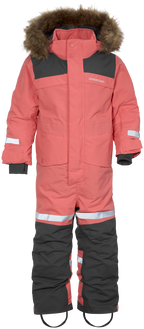 Bjärven Winter Coverall Kids Peach Rose Didriksons