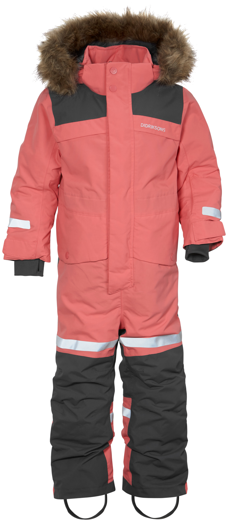 Bjärven Winter Coverall Kids Peach Rose Didriksons