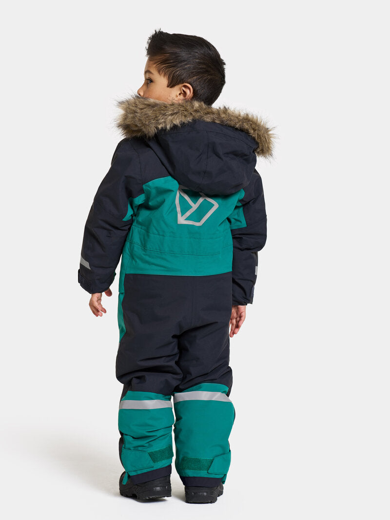 Bjärven Vinteroverall Barn Petrol Green Didriksons