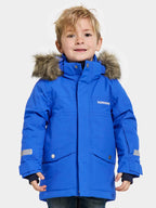 Bjärven Vinterparkas Barn Caribbean Blue Didriksons
