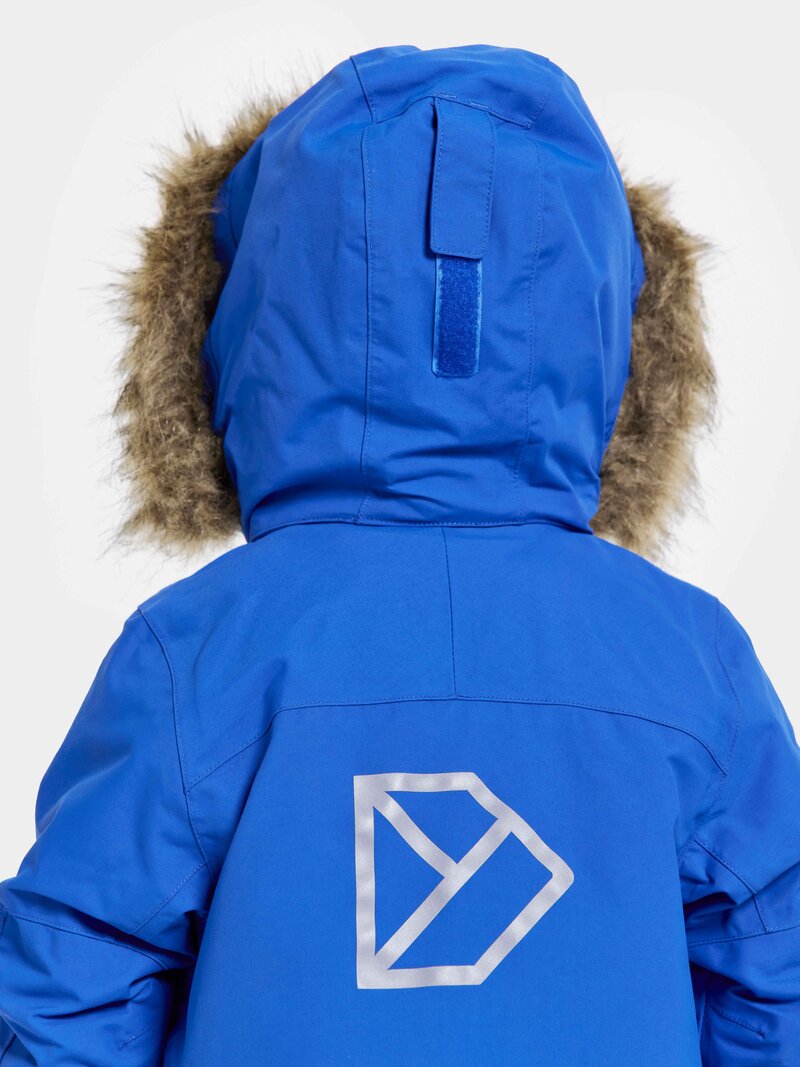 Bjärven Vinterparkas Barn Caribbean Blue Didriksons
