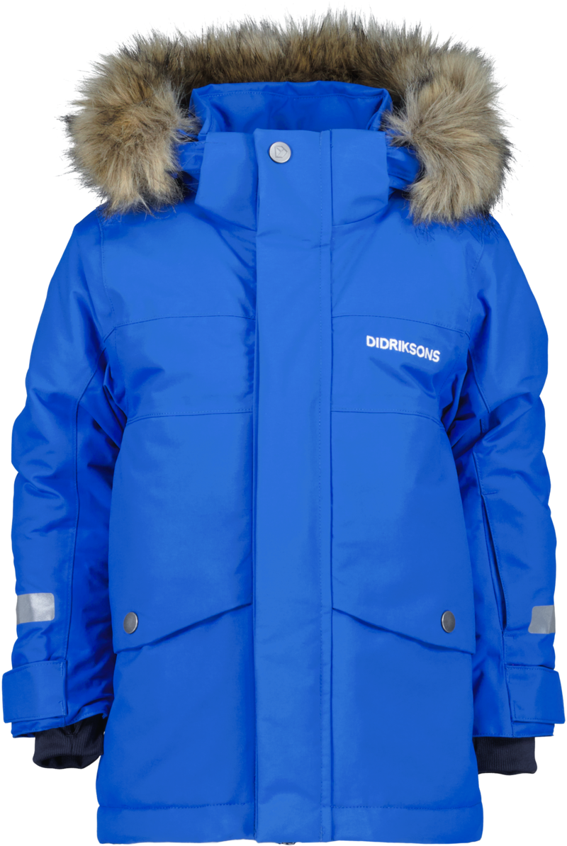 Bjärven Vinterparkas Barn Caribbean Blue Didriksons