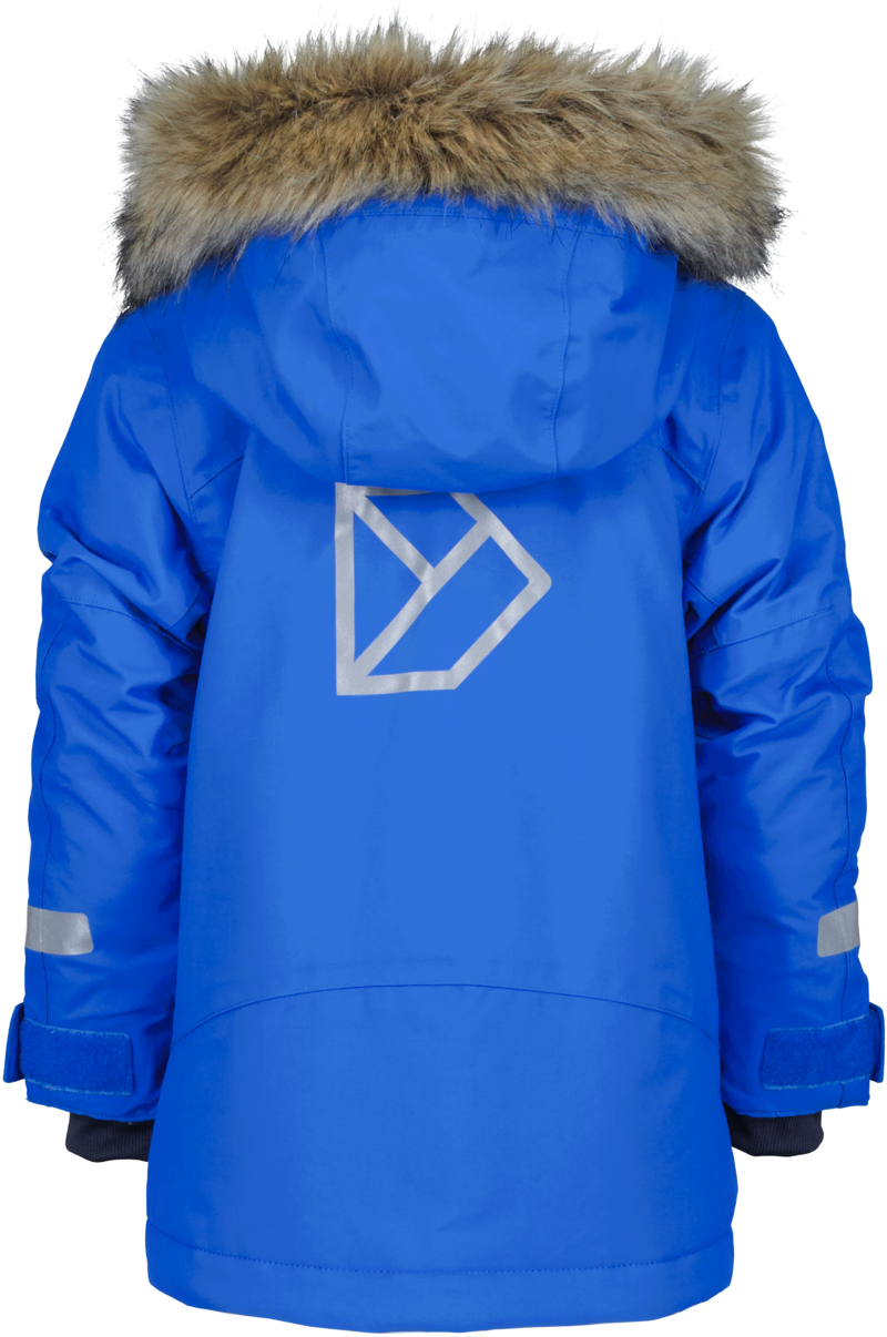 Bjärven Vinterparkas Barn Caribbean Blue Didriksons