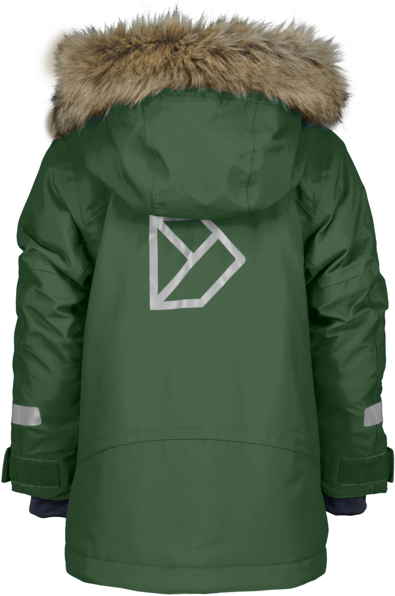 Bjärven Winter Parka Kids Pine Green Didriksons