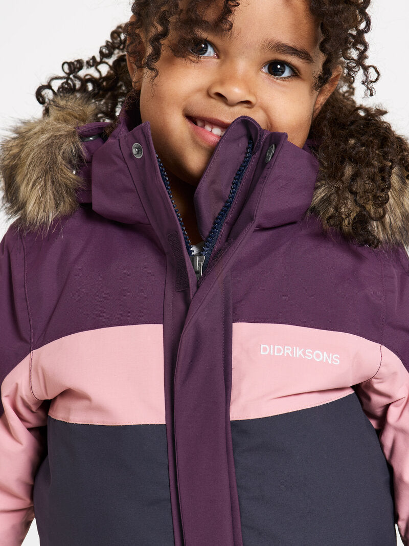 Bjärven Winter Parka Kids Plum Didriksons