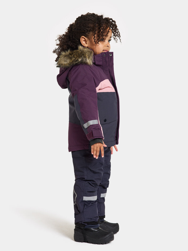 Bjärven Winter Parka Kids Plum Didriksons