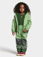 Boardman 8 Lined Rain Set Kids Green Pod Didriksons