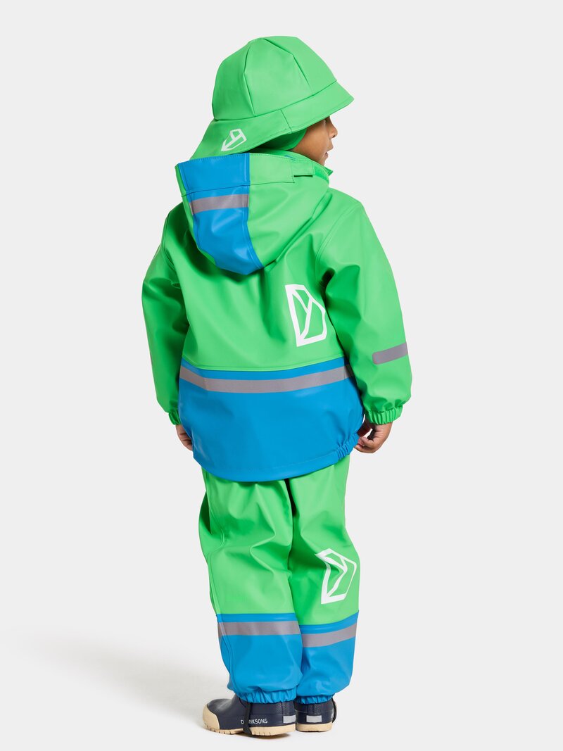 Boardman Fodrat Regnset Barn Frog Green Didriksons