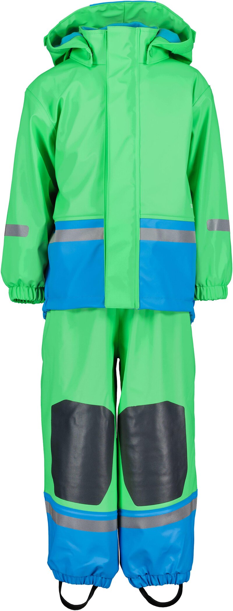 Boardman Lined Rain Set Kids Frog Green Didriksons